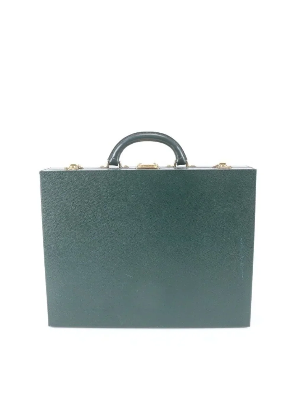 Louis Vuitton Taiga Diplomat Leather Attache Case Hard Document Bag Business